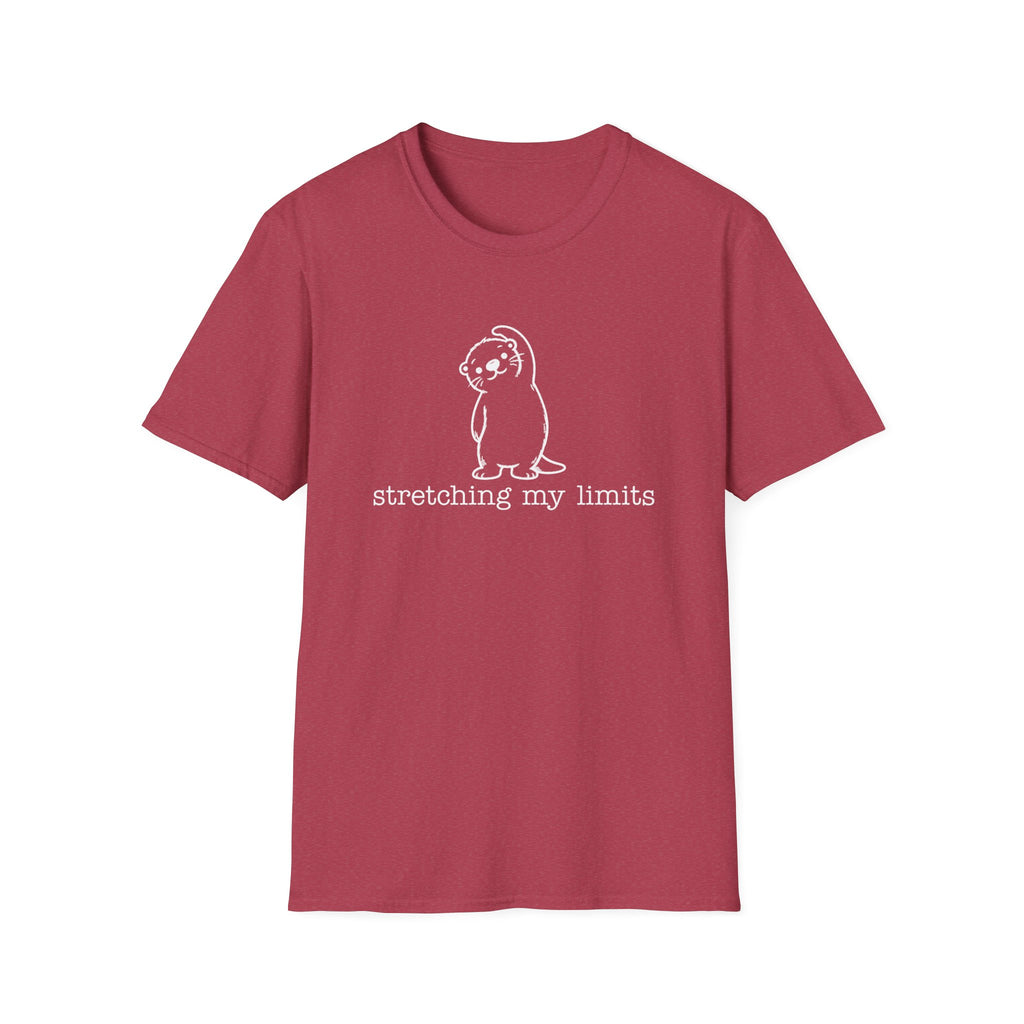 Stretching My Limits_White Outline T-Shirt