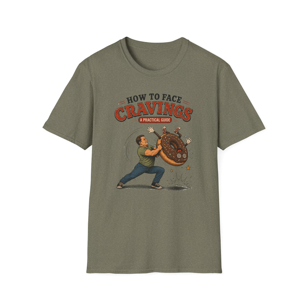How To Face Your Cravings Donut Body Slam T-Shirt