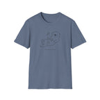I'm Otter Here Black Line T-Shirt