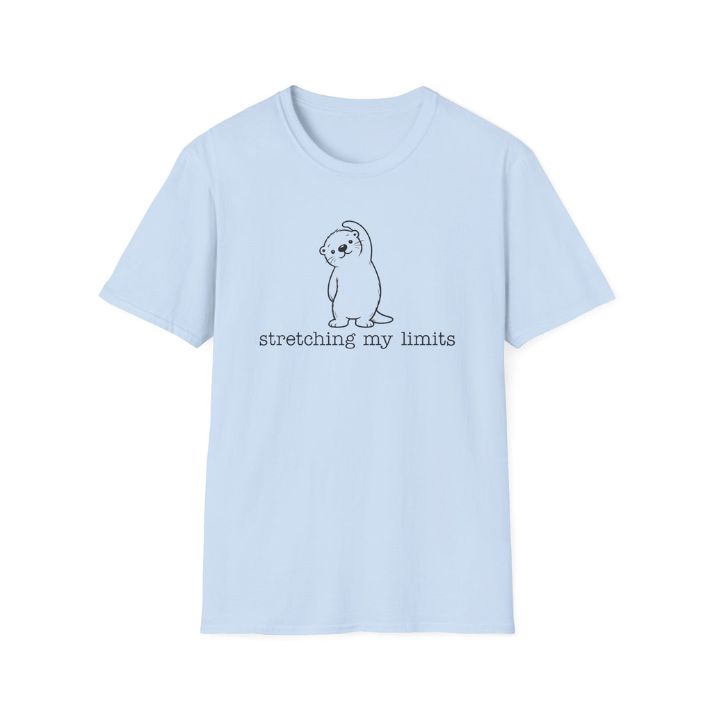 Stretching My Limits - Black Outline T-Shirt