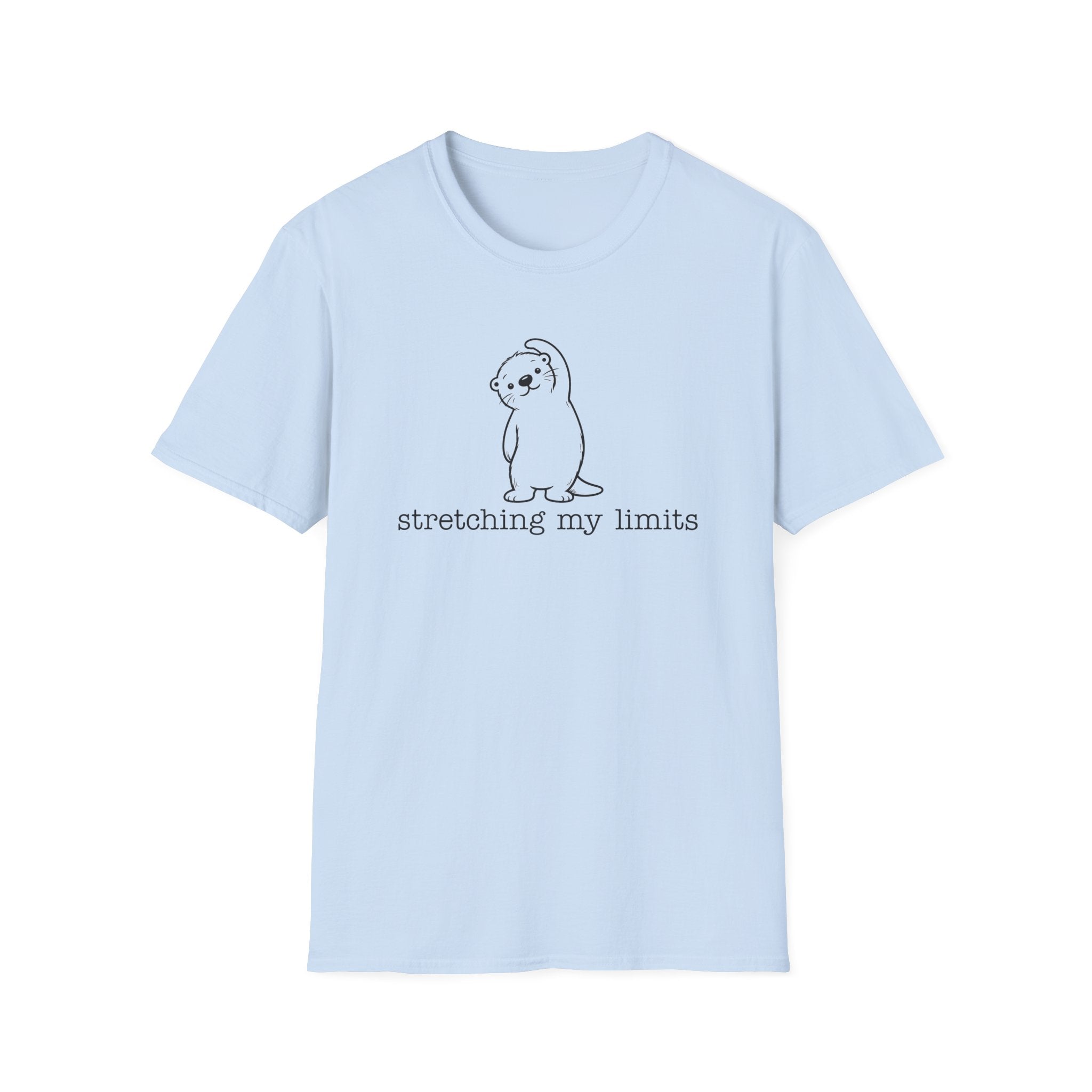 Stretching My Limits - Black Outline T-Shirt