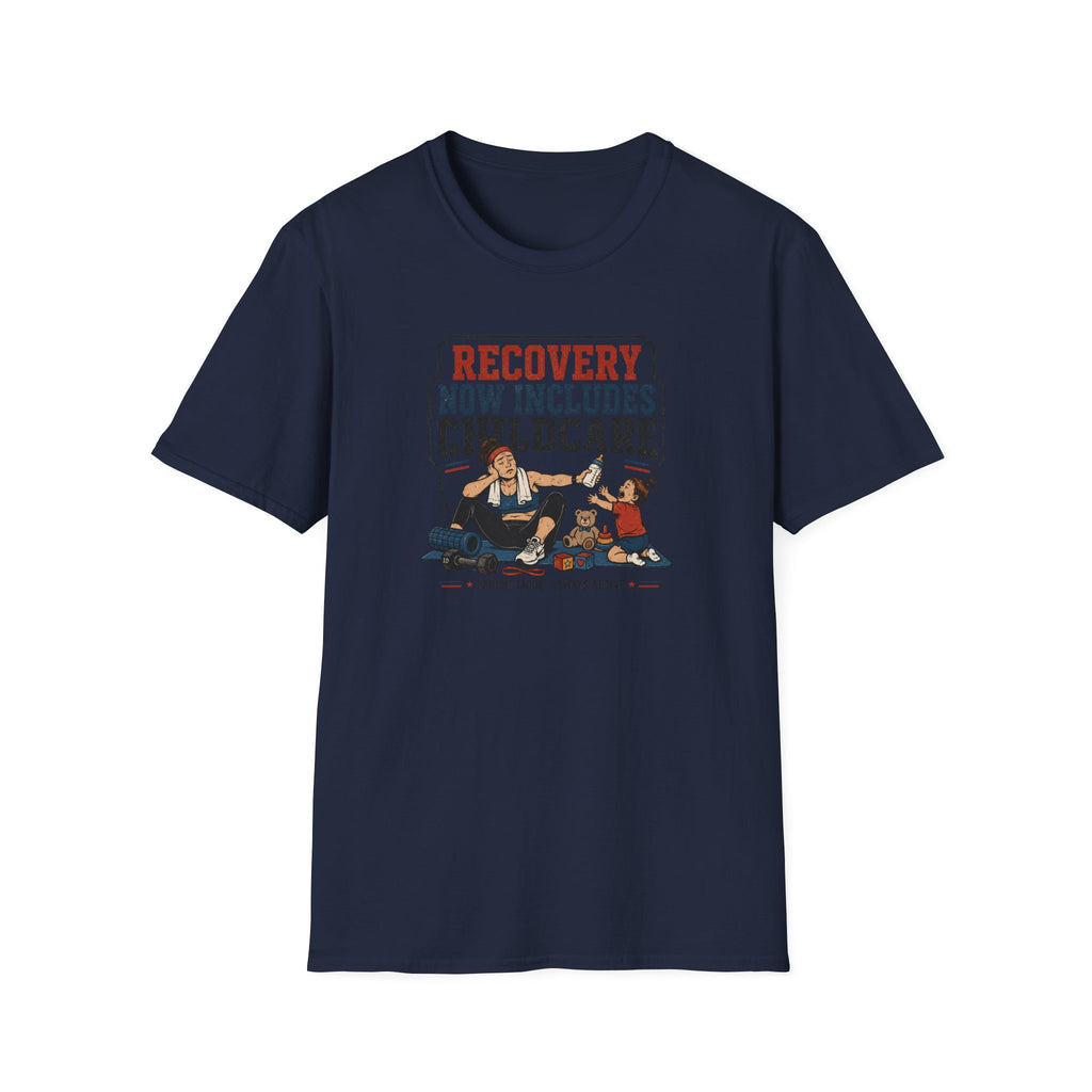Recovery Now Includes Childcare White T-Shirt