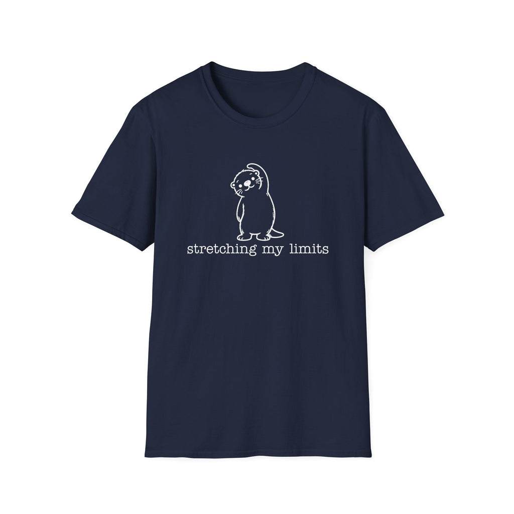 Stretching My Limits_White Outline T-Shirt