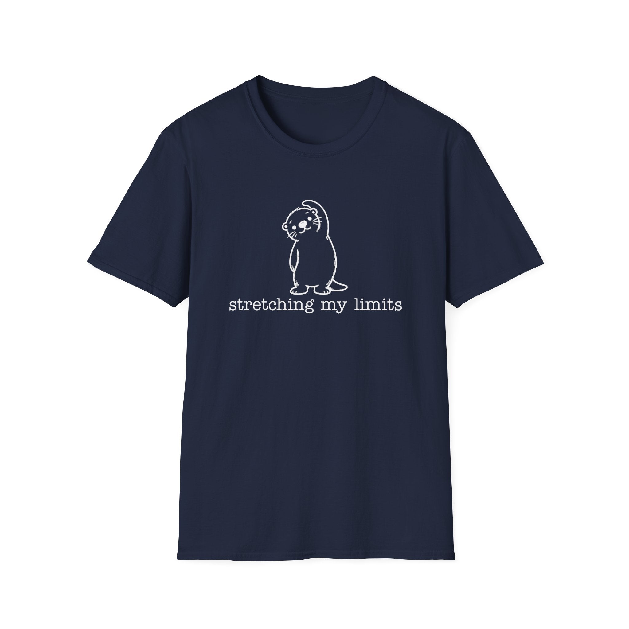 Stretching My Limits_White Outline T-Shirt