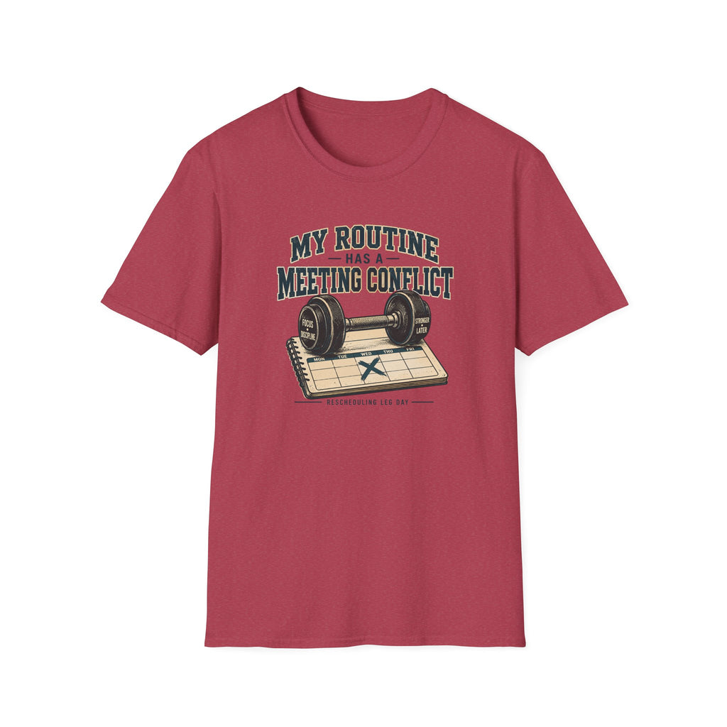 My Routine Meeting Conflict T-Shirt