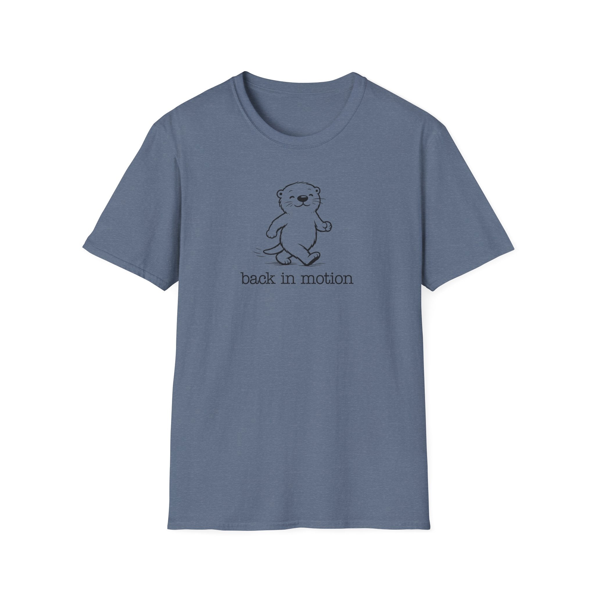 Back In Motion Otter Black Line T-Shirt