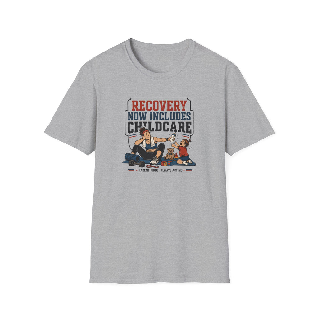 Recovery Now Includes Childcare White T-Shirt