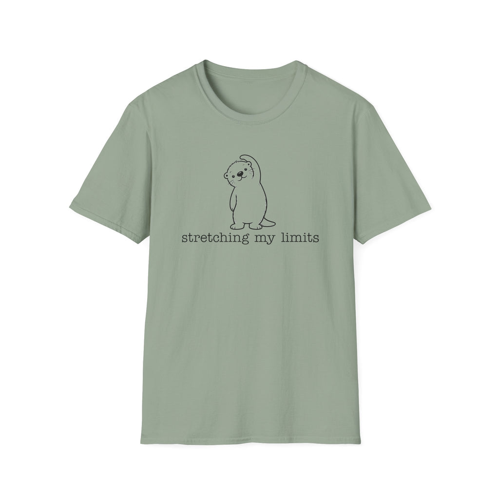 Stretching My Limits - Black Outline T-Shirt