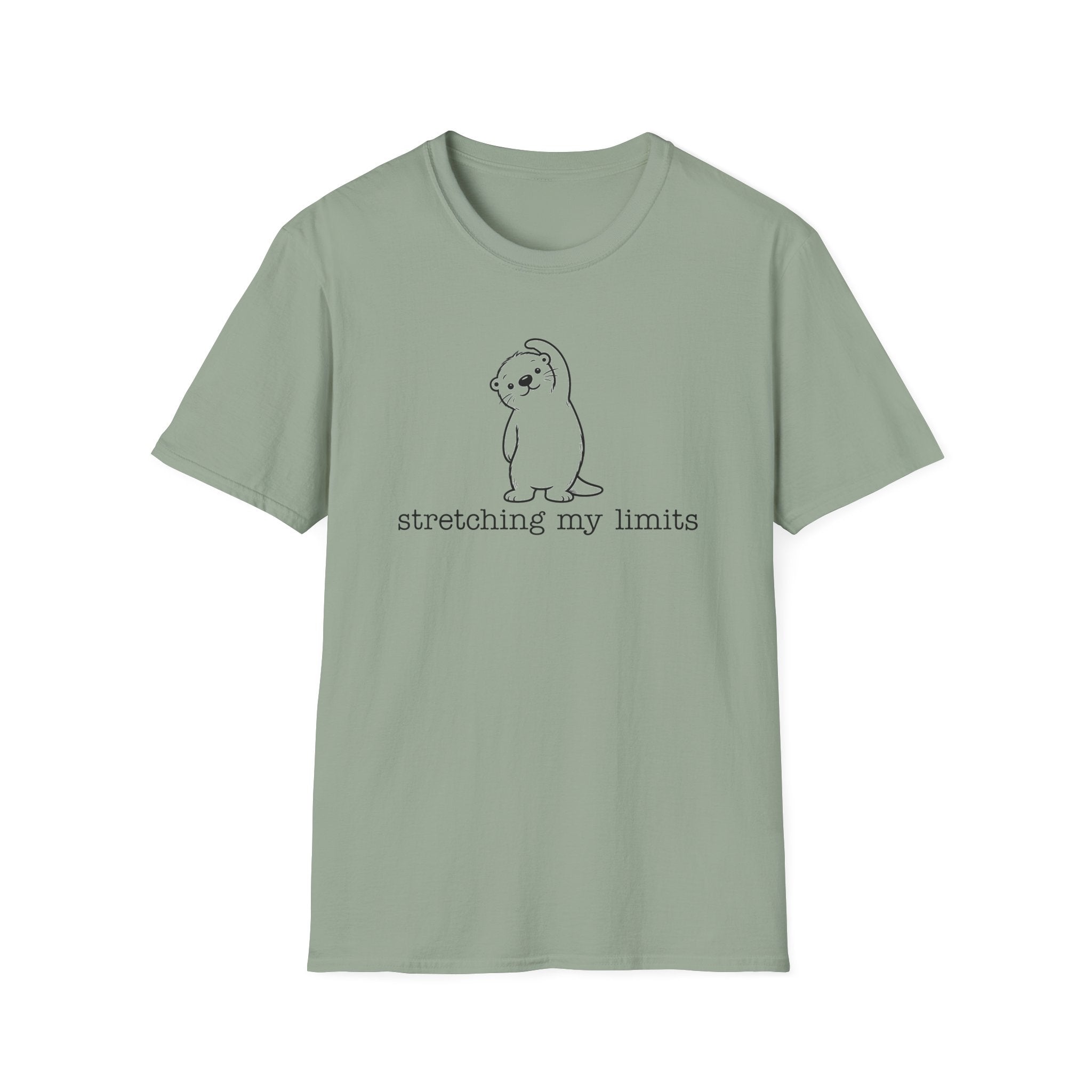Stretching My Limits - Black Outline T-Shirt
