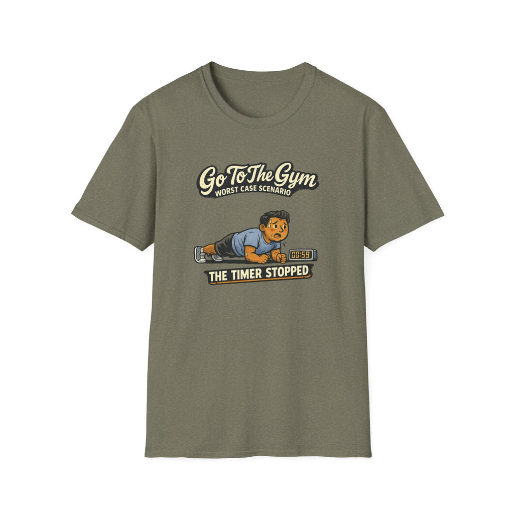 Go To Gym Timer Stopped T-Shirt