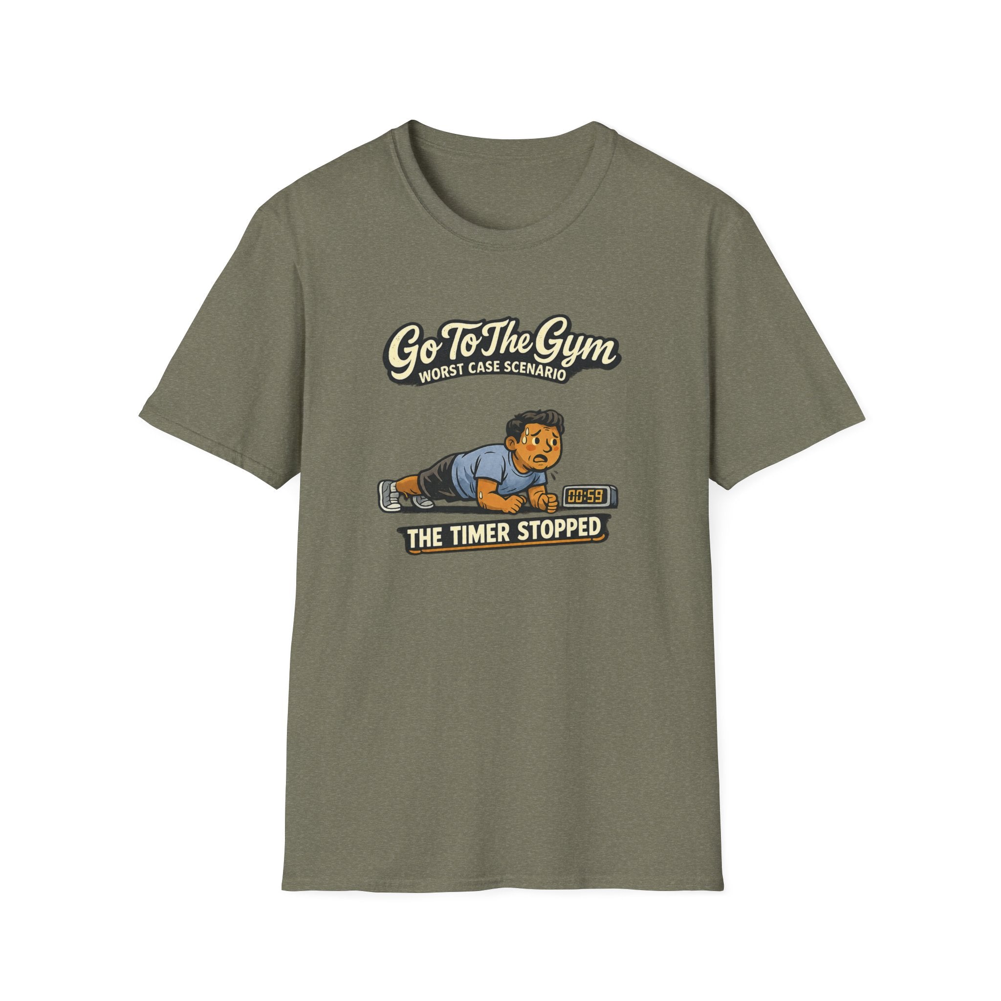 Go To Gym Timer Stopped T-Shirt