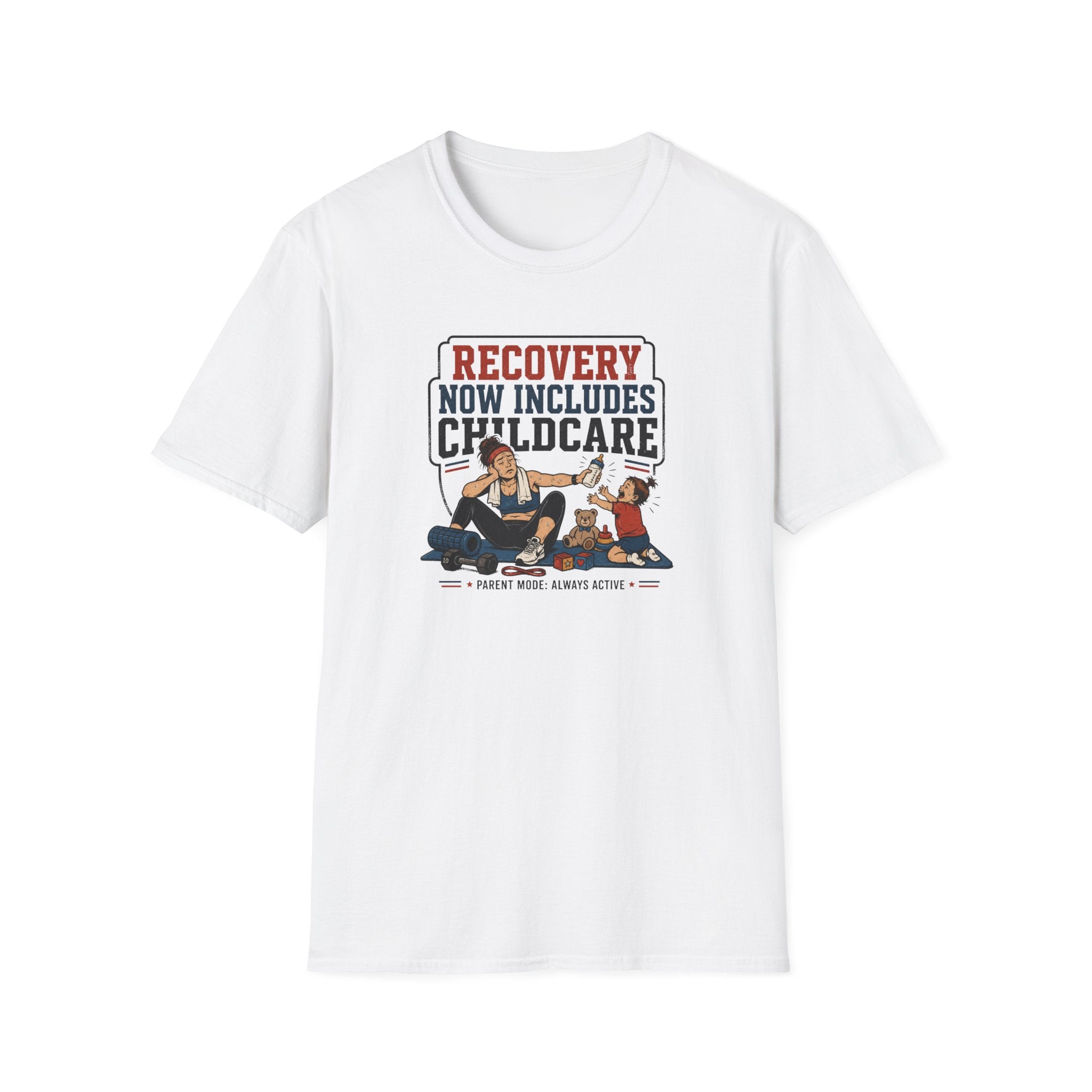 Recovery Now Includes Childcare White T-Shirt