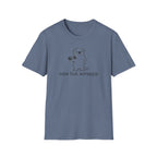 Cute But Scrappy Otter Black Line T-Shirt