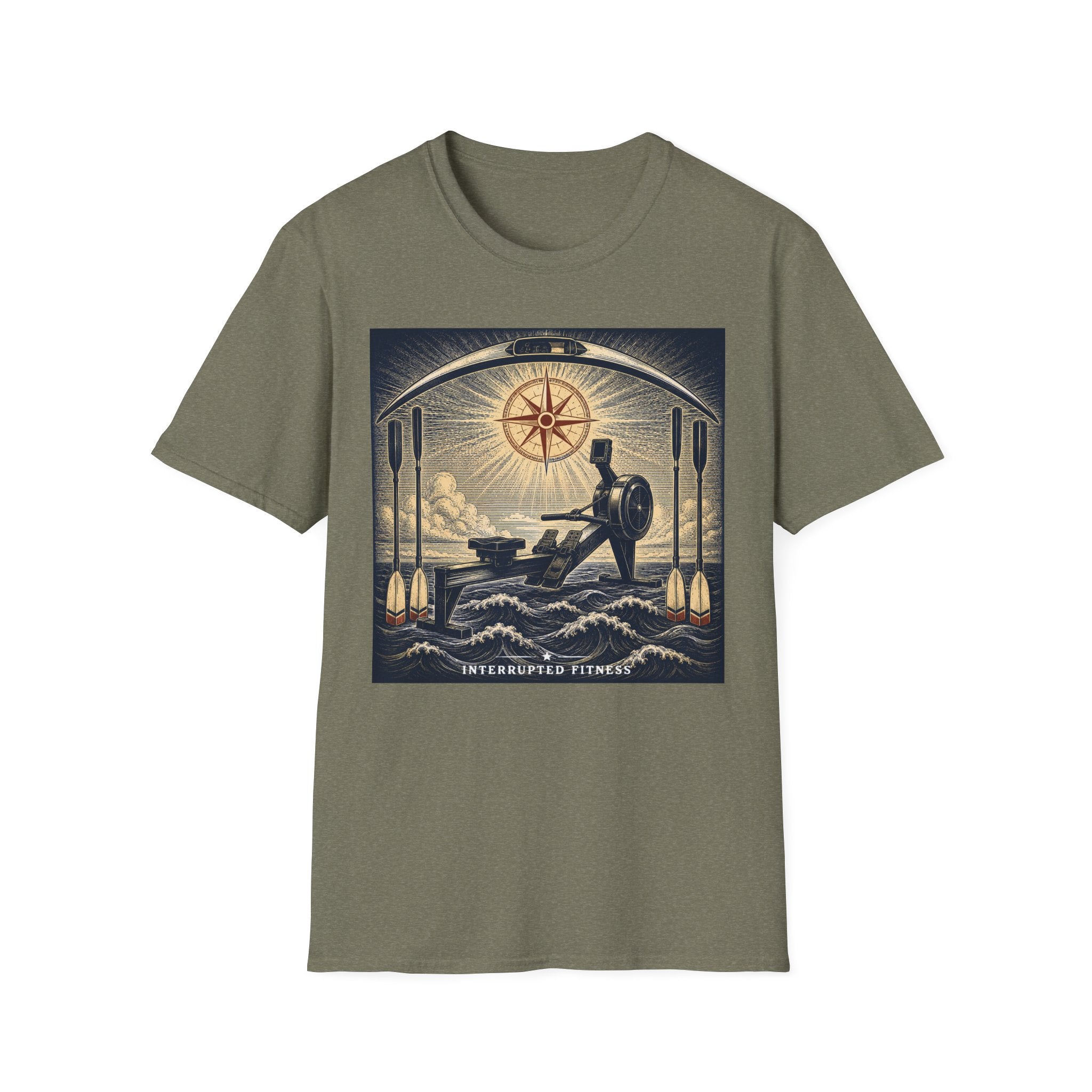 Rowing Machine Graphic T-Shirt