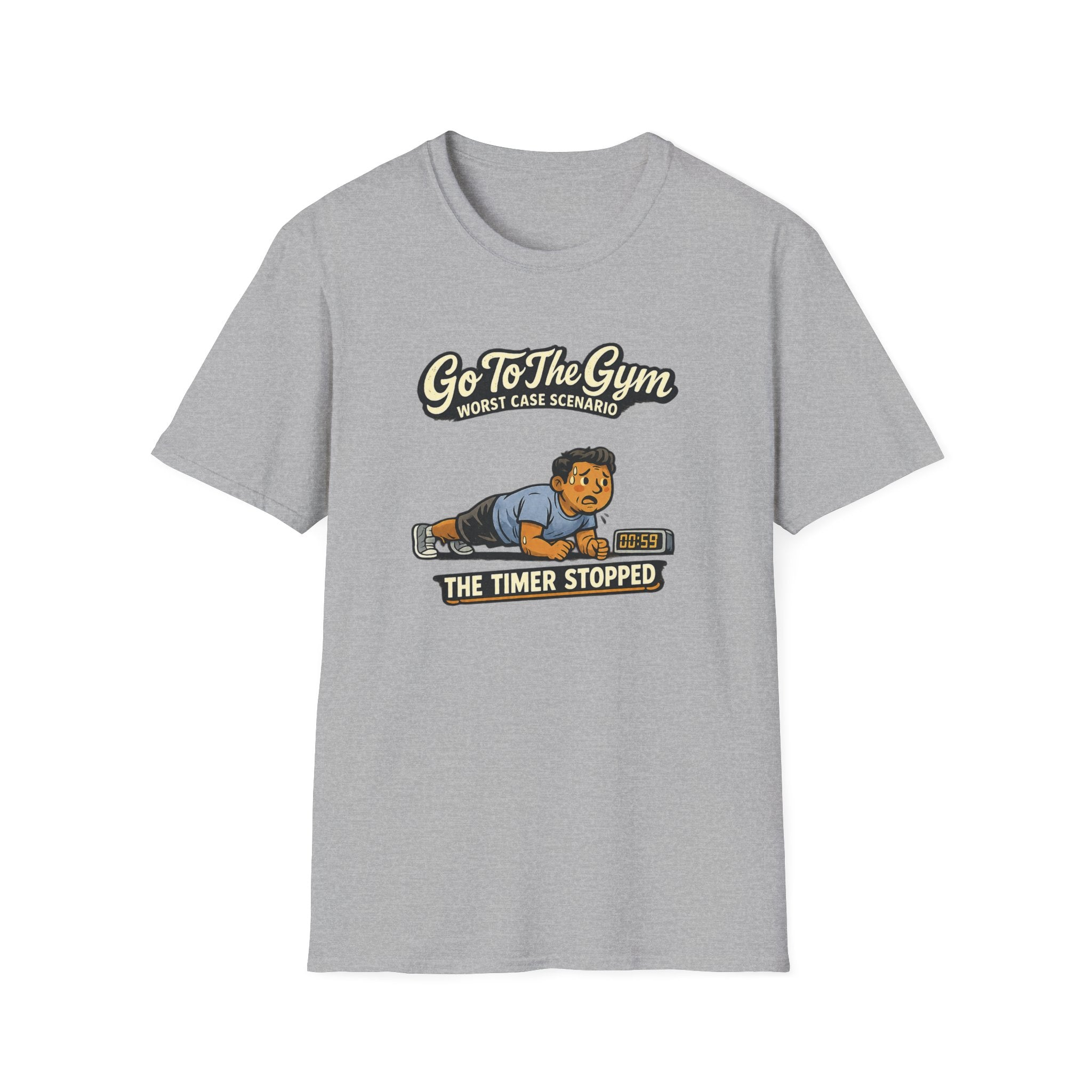 Go To Gym Timer Stopped T-Shirt