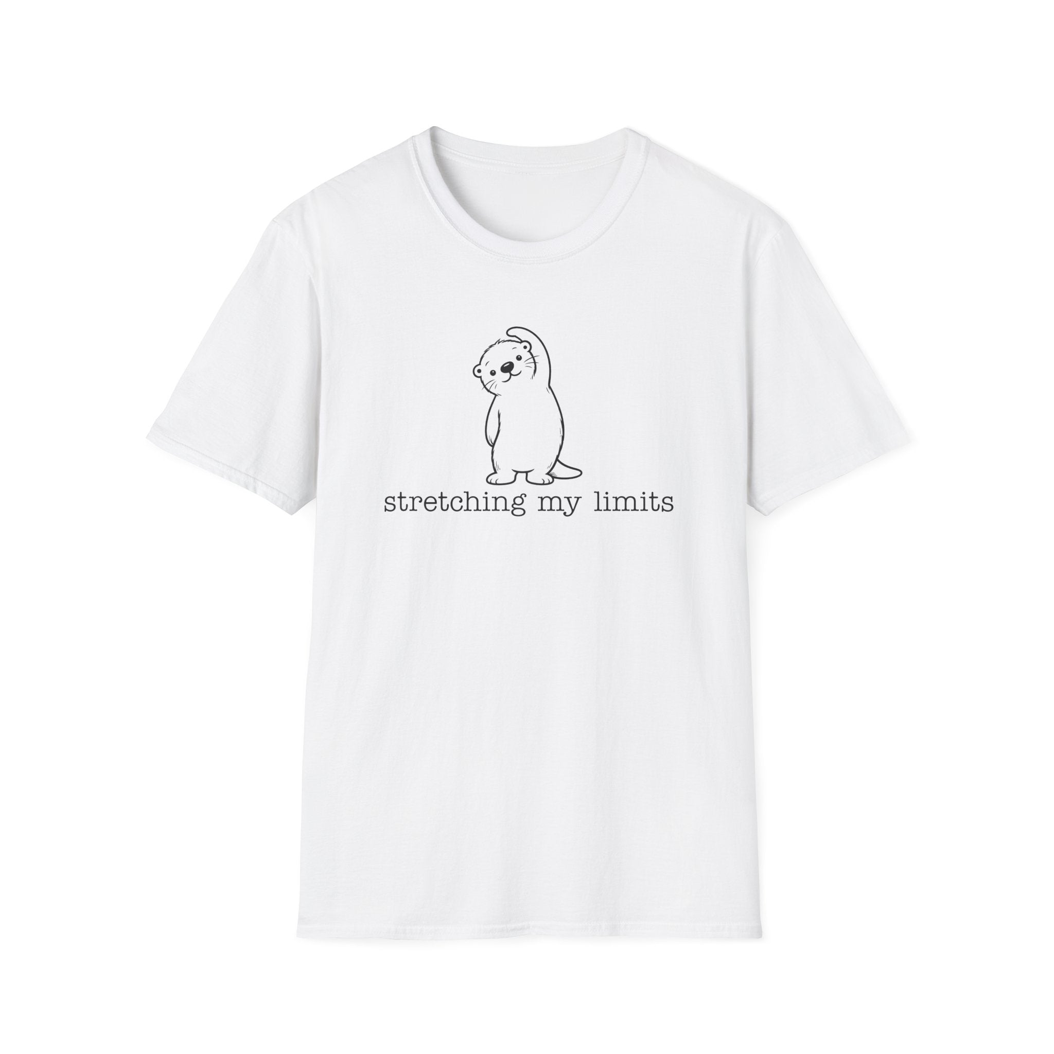 Stretching My Limits - Black Outline T-Shirt