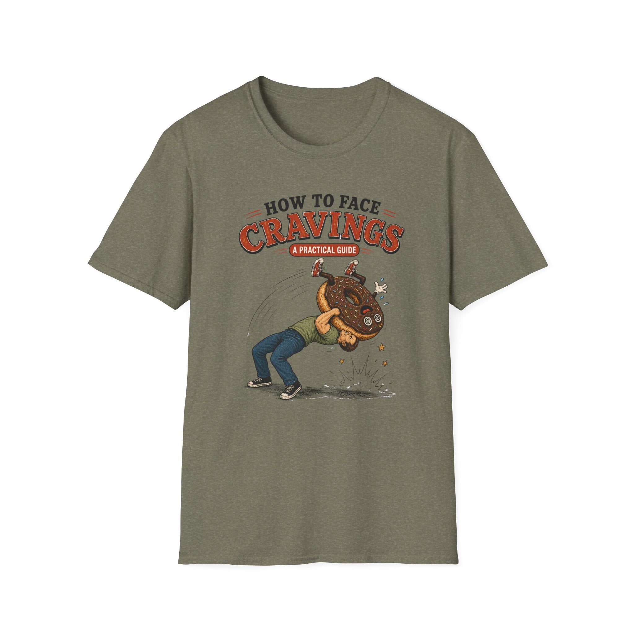 How To Face Your Cravings Donut Suplex Male T-Shirt