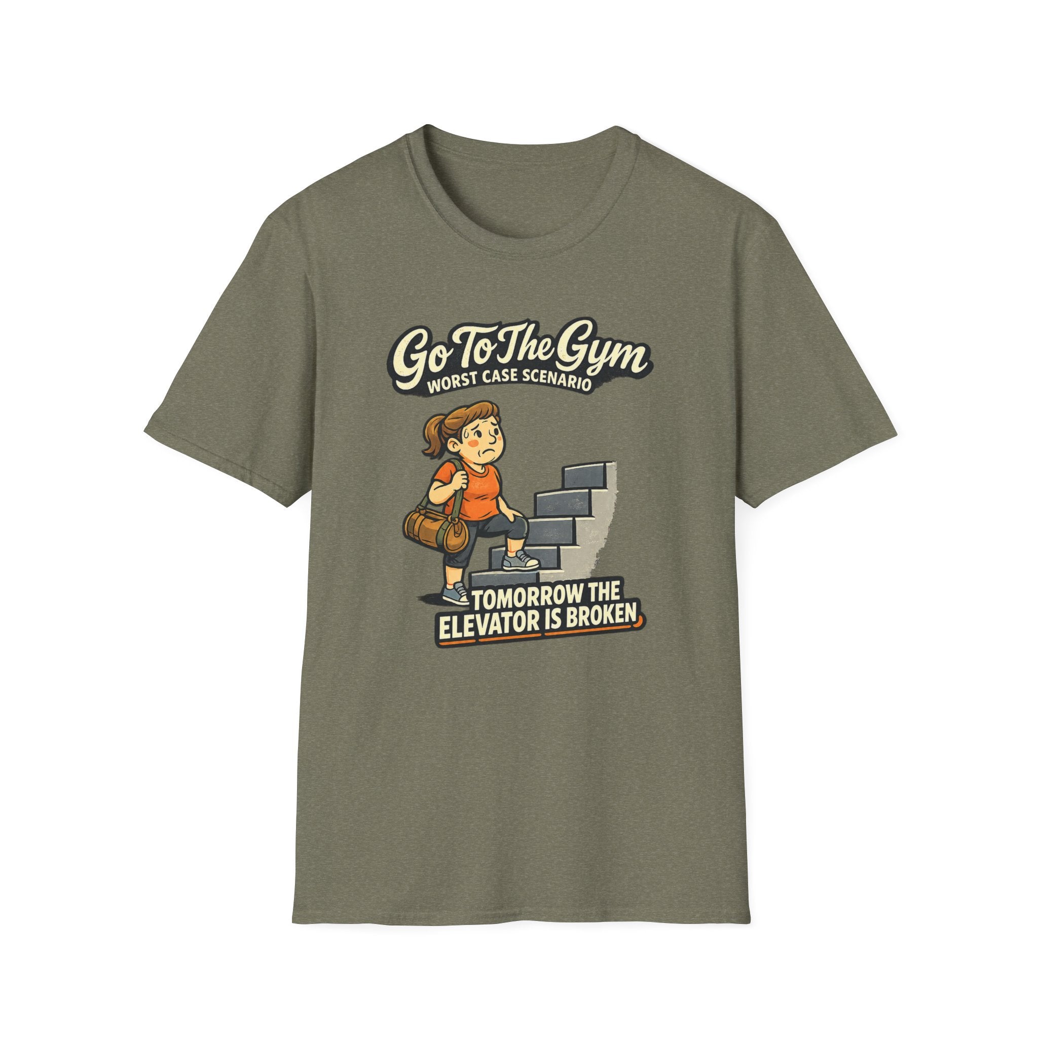 Go To Gym Elevator Broken T-Shirt