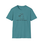 Cute But Scrappy Otter Black Line T-Shirt