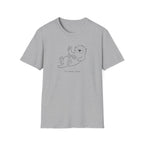 I'm Otter Here Black Line T-Shirt