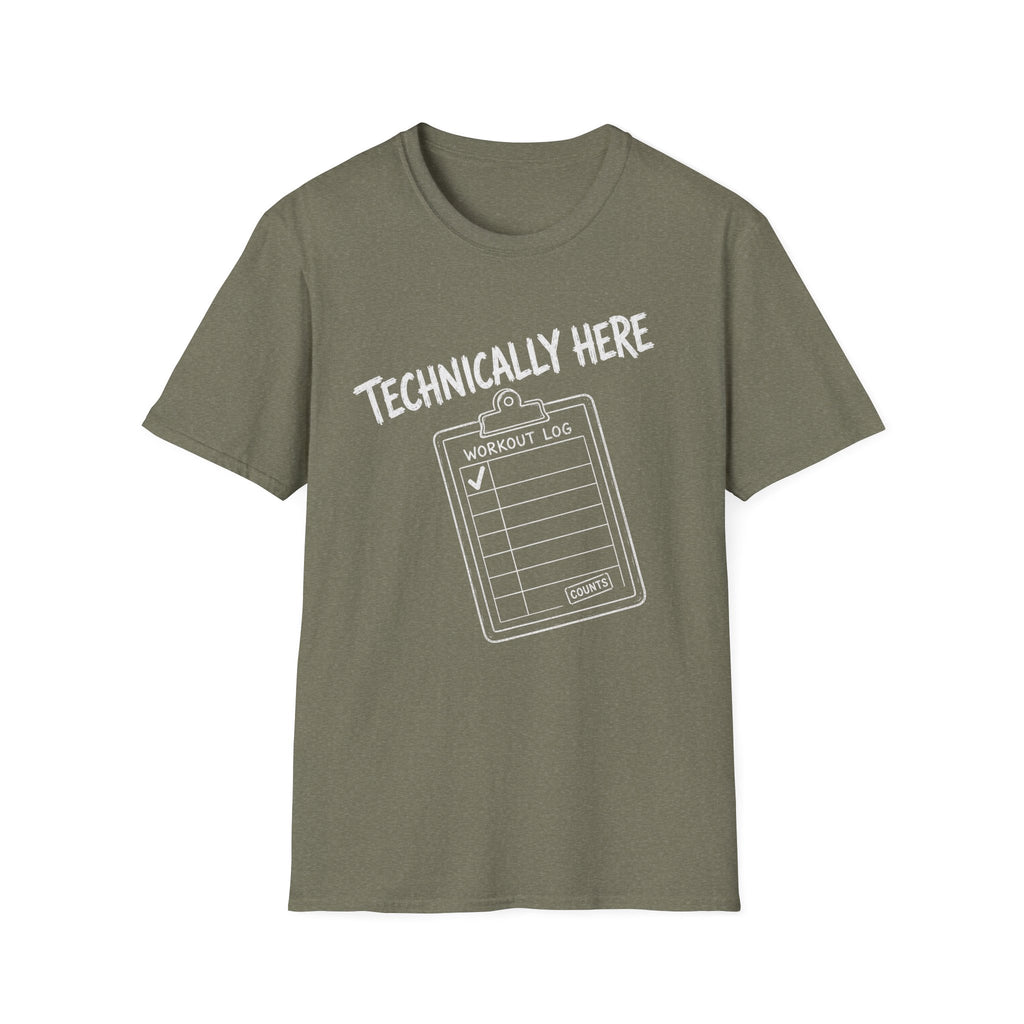 Technically Here - White T-Shirt