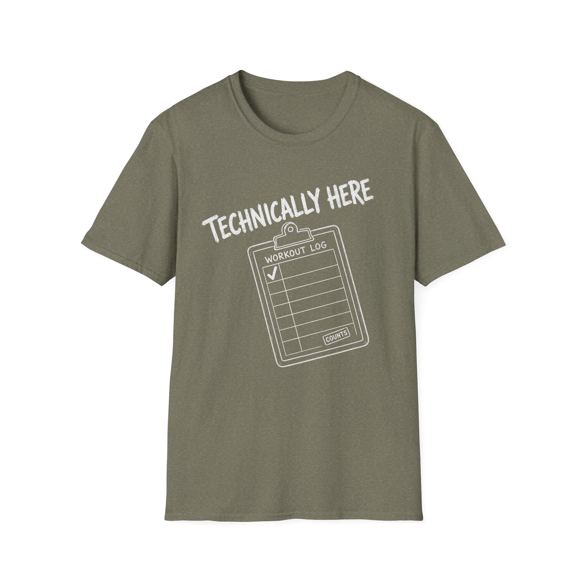 Technically Here - White T-Shirt