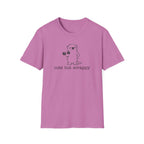 Cute But Scrappy Otter Black Line T-Shirt