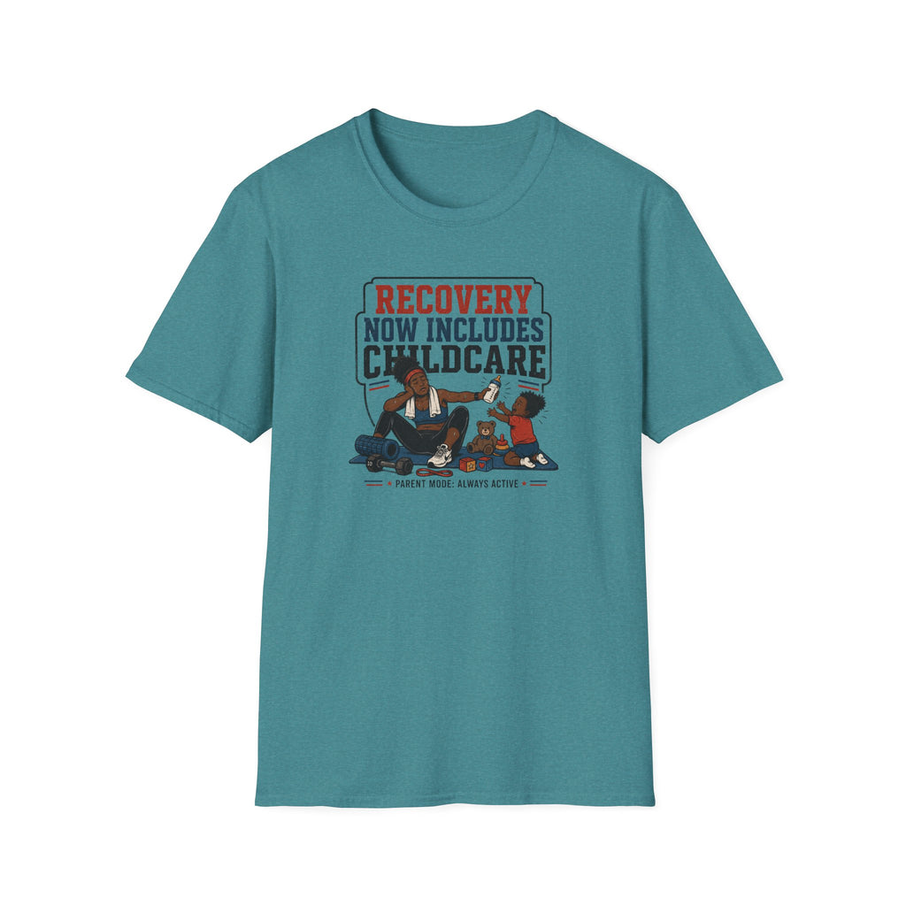 Recovery Now Includes Childcare Black T-Shirt