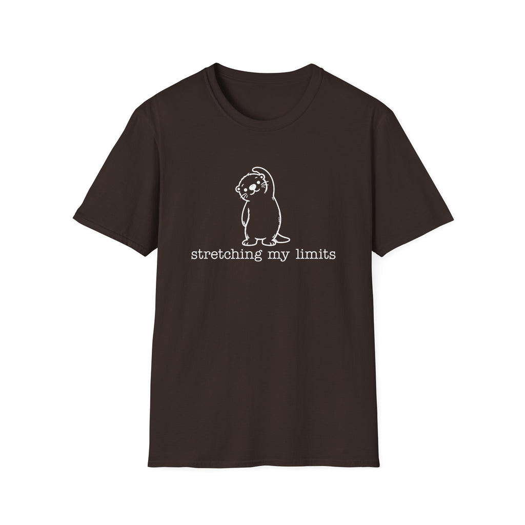 Stretching My Limits_White Outline T-Shirt