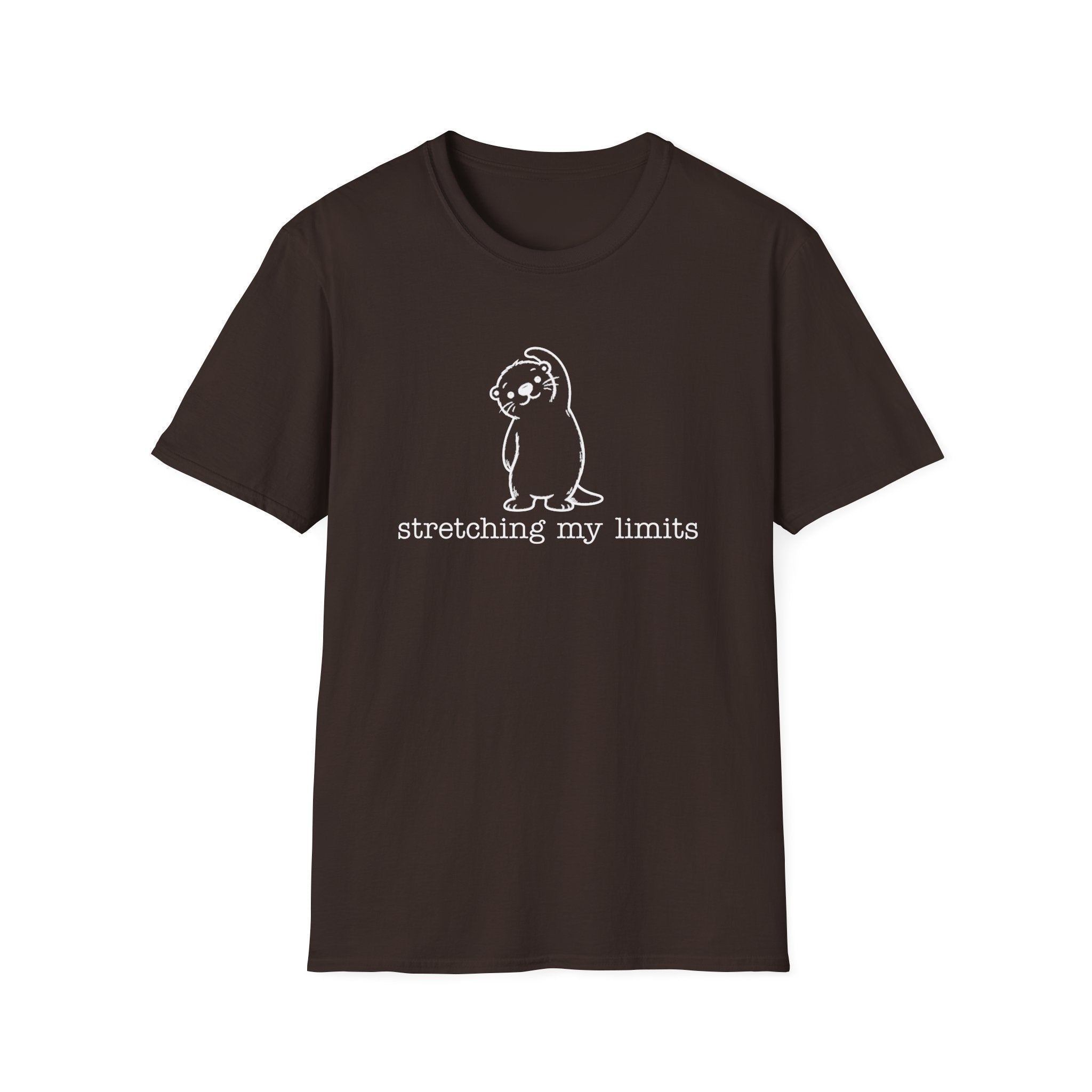 Stretching My Limits_White Outline T-Shirt
