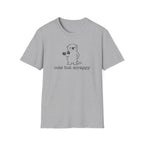 Cute But Scrappy Otter Black Line T-Shirt