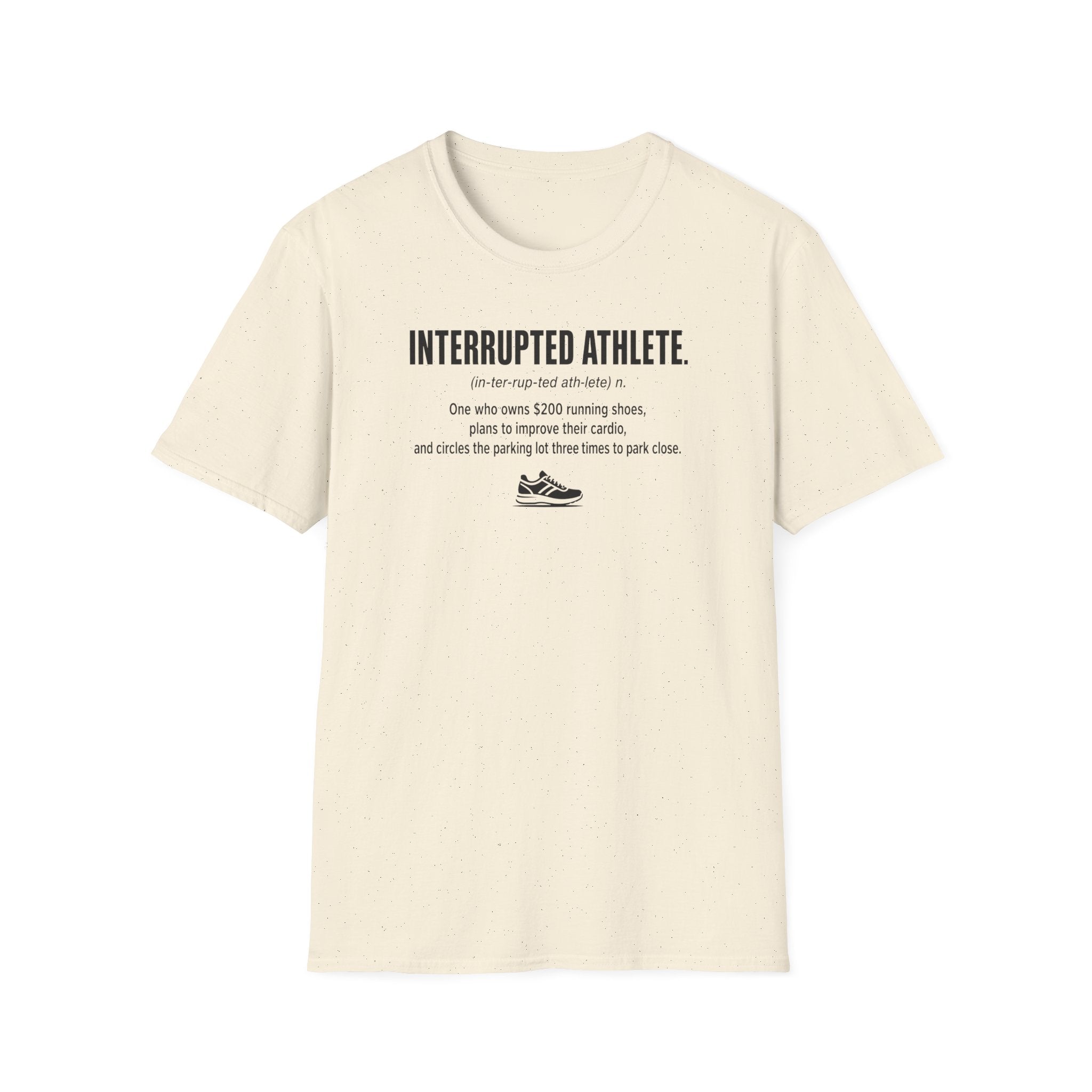 Interrupted Athlete Circles Parking Lot T-Shirt