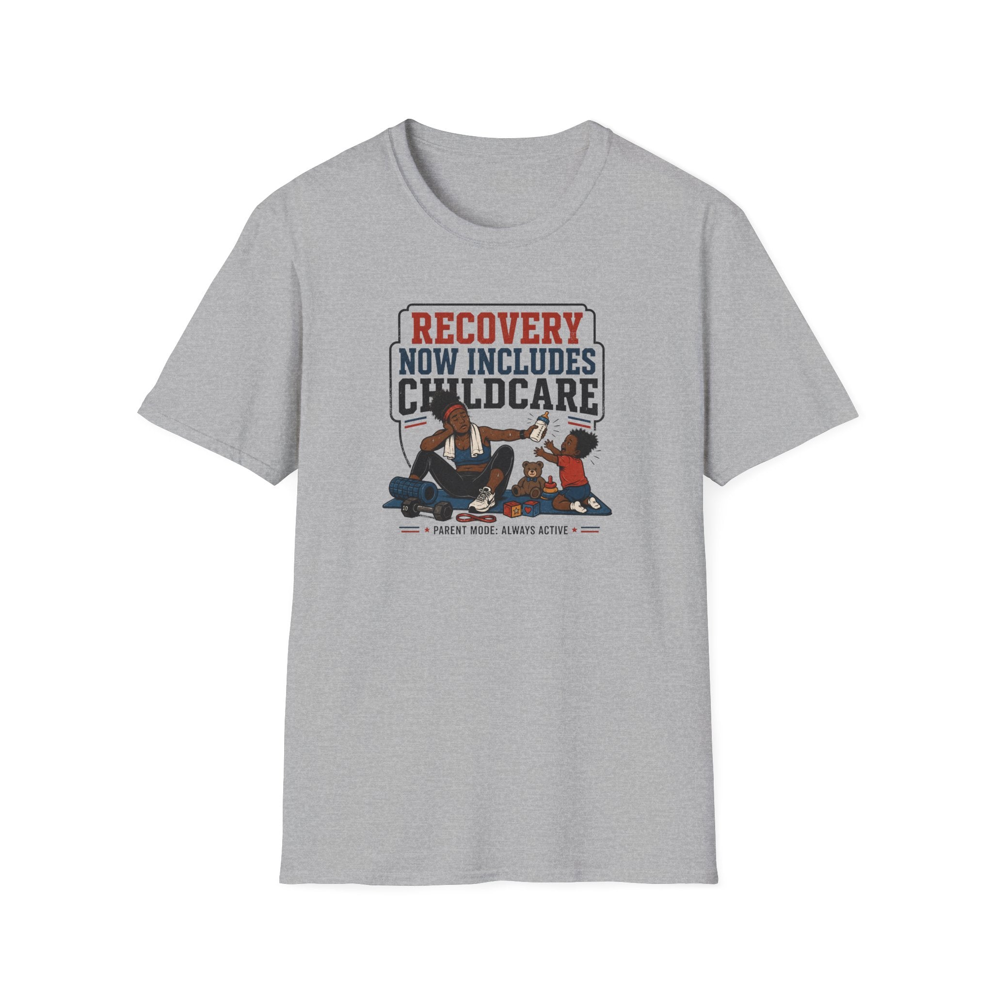 Recovery Now Includes Childcare Black T-Shirt