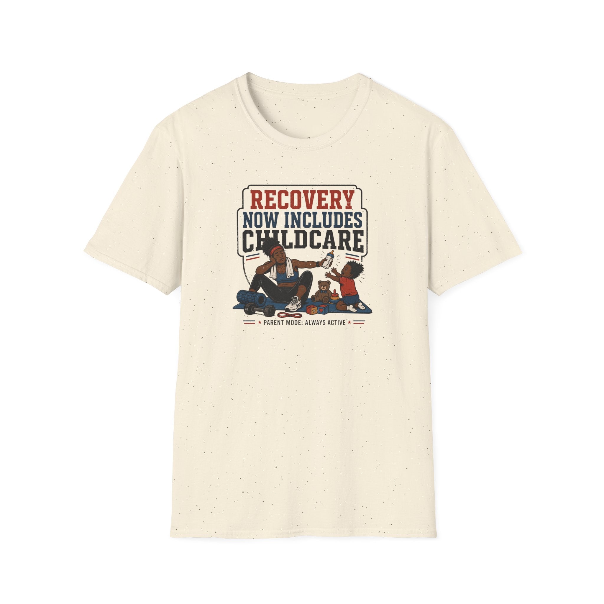 Recovery Now Includes Childcare Black T-Shirt
